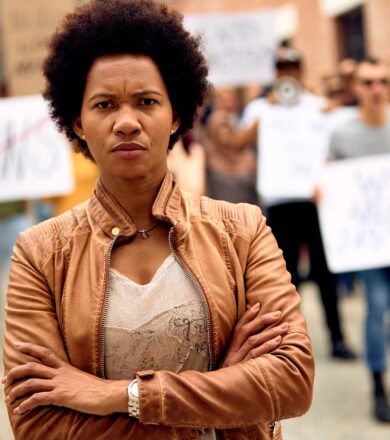 Angry black woman